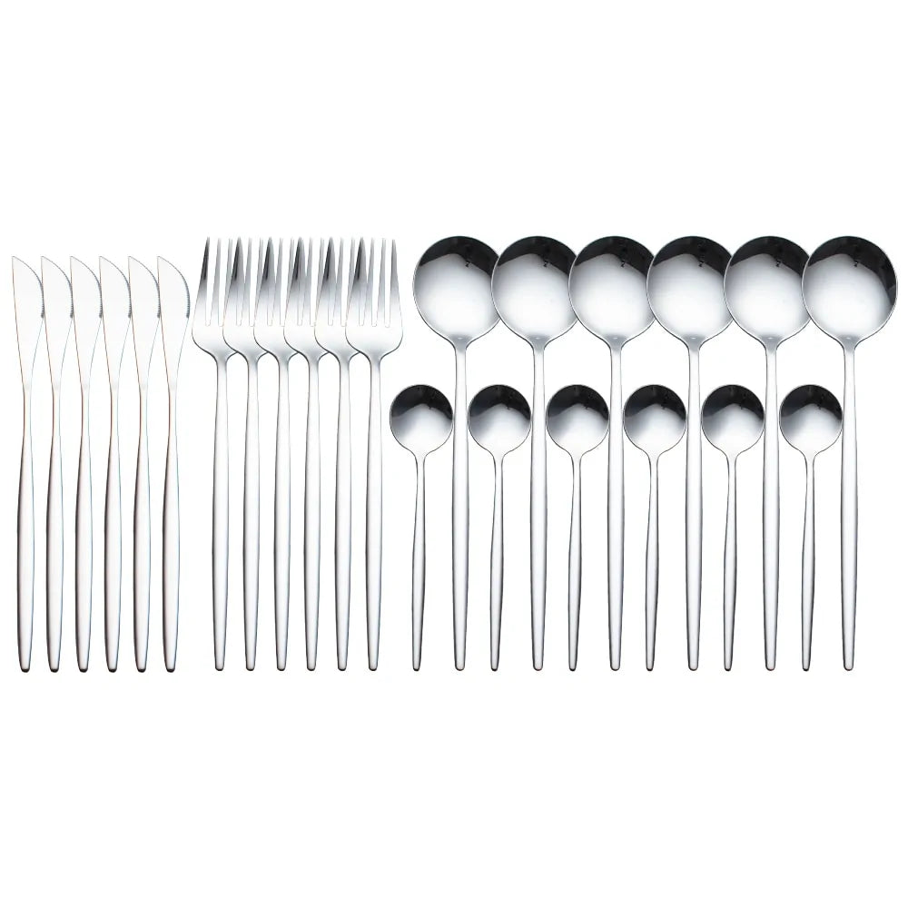 24 Pieces Luxury Cutlery Set And Box