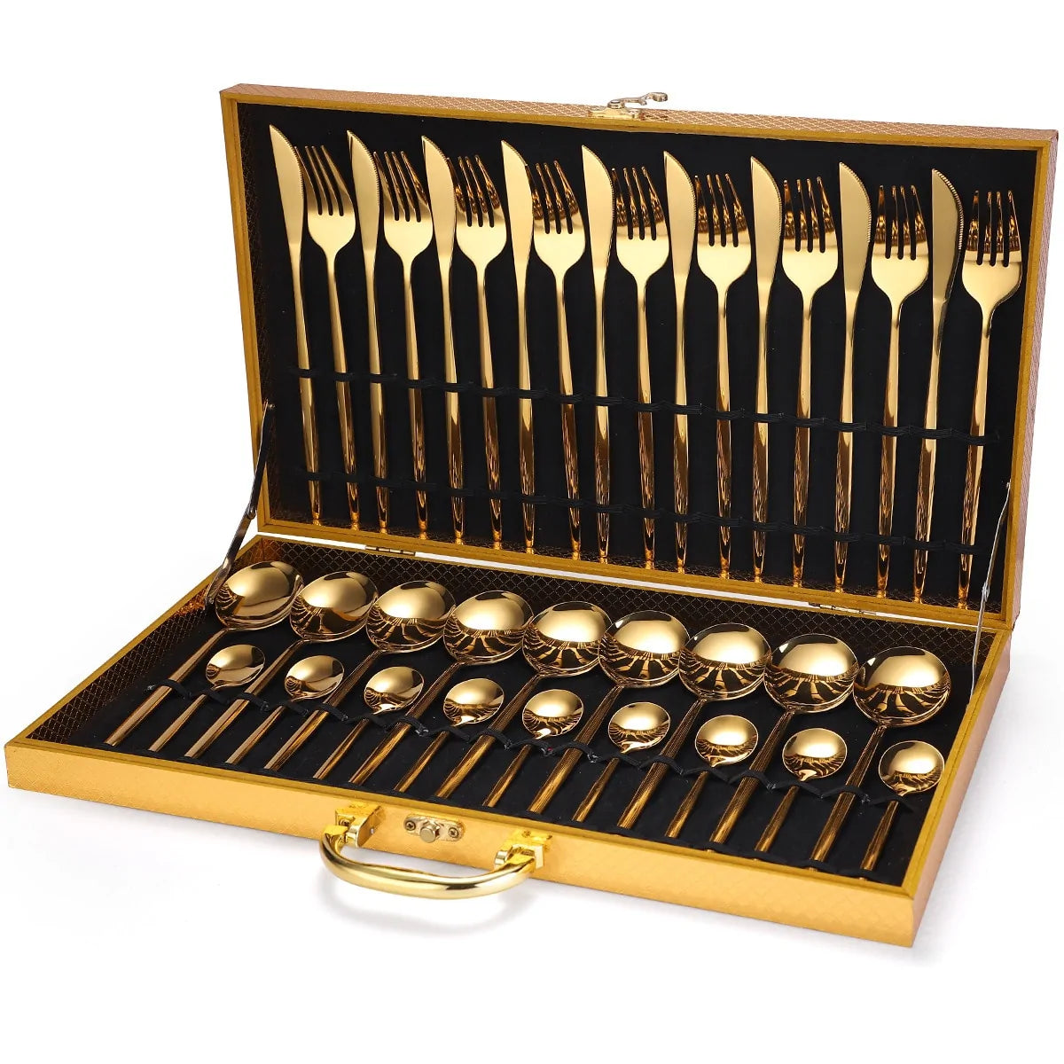 24 Pieces Luxury Cutlery Set And Box