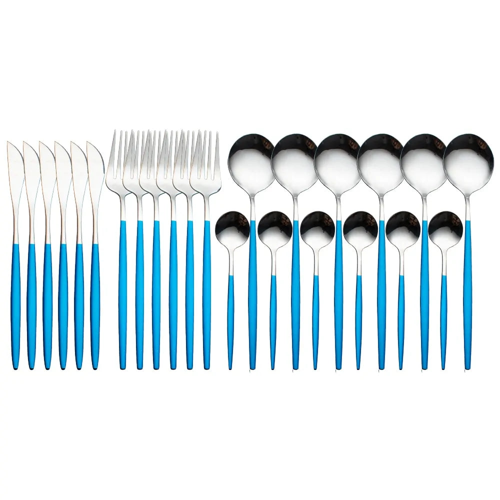 24 Pieces Luxury Cutlery Set And Box