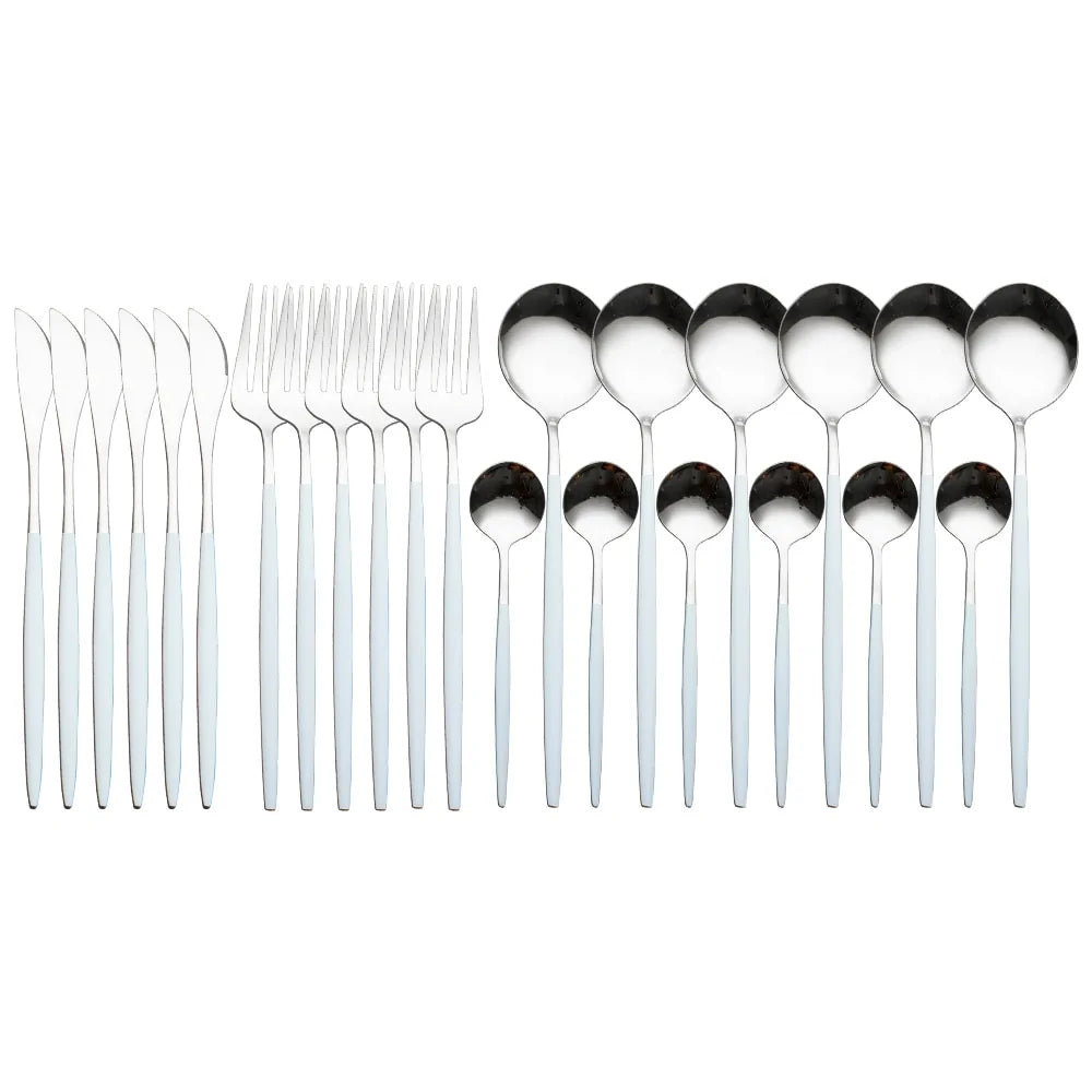 24 Pieces Luxury Cutlery Set And Box