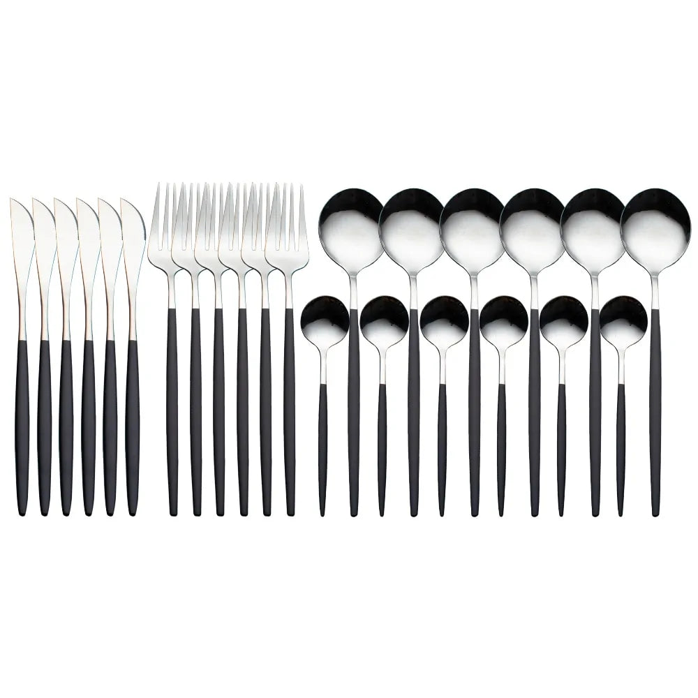 24 Pieces Luxury Cutlery Set And Box