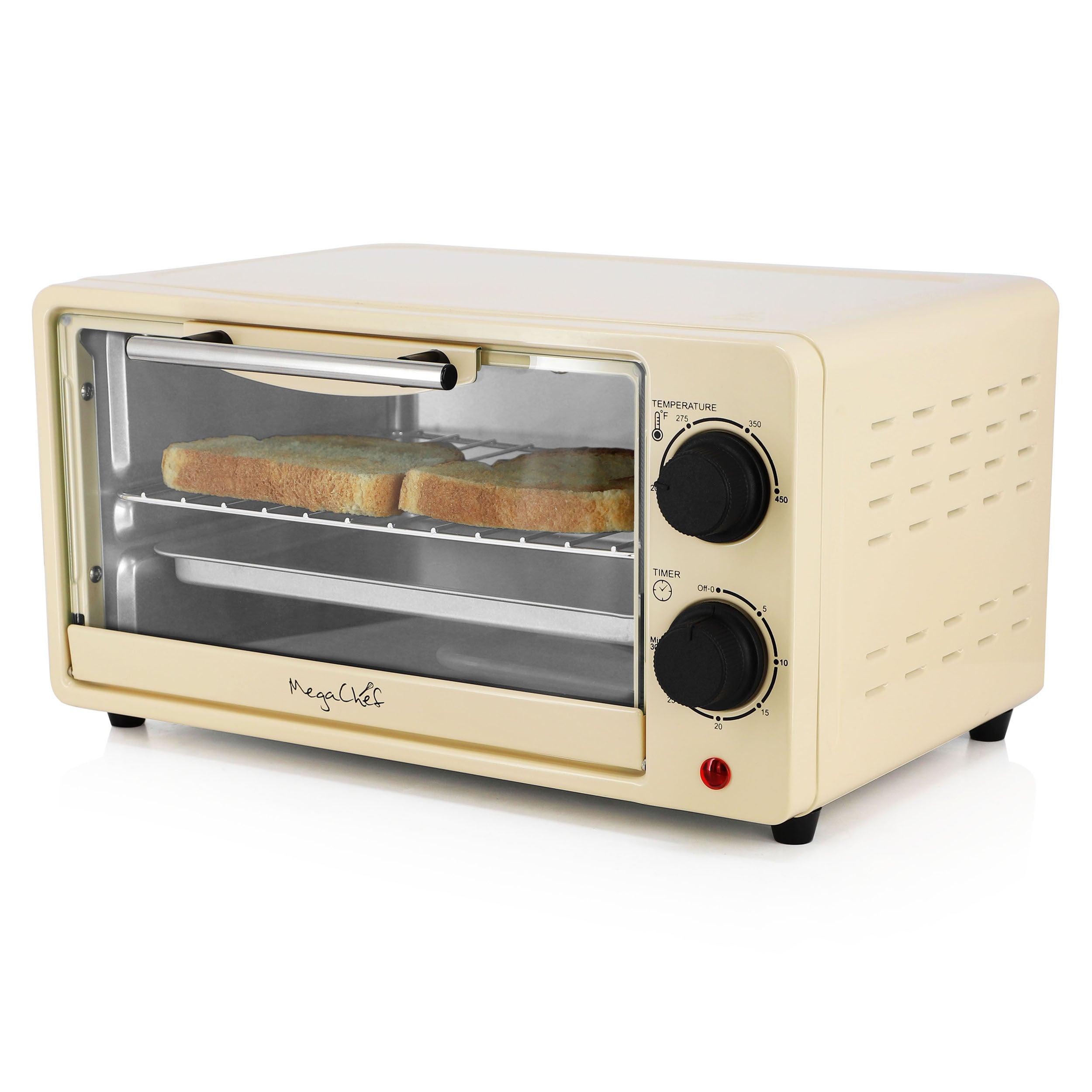 9.5 Quart Electric Counter Top Toaster Oven in Cream
