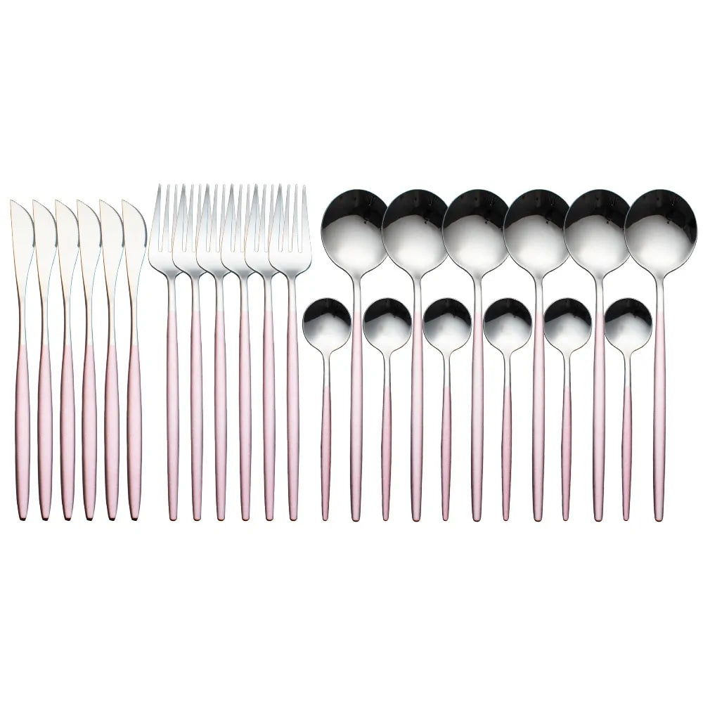 24 Pieces Luxury Cutlery Set And Box
