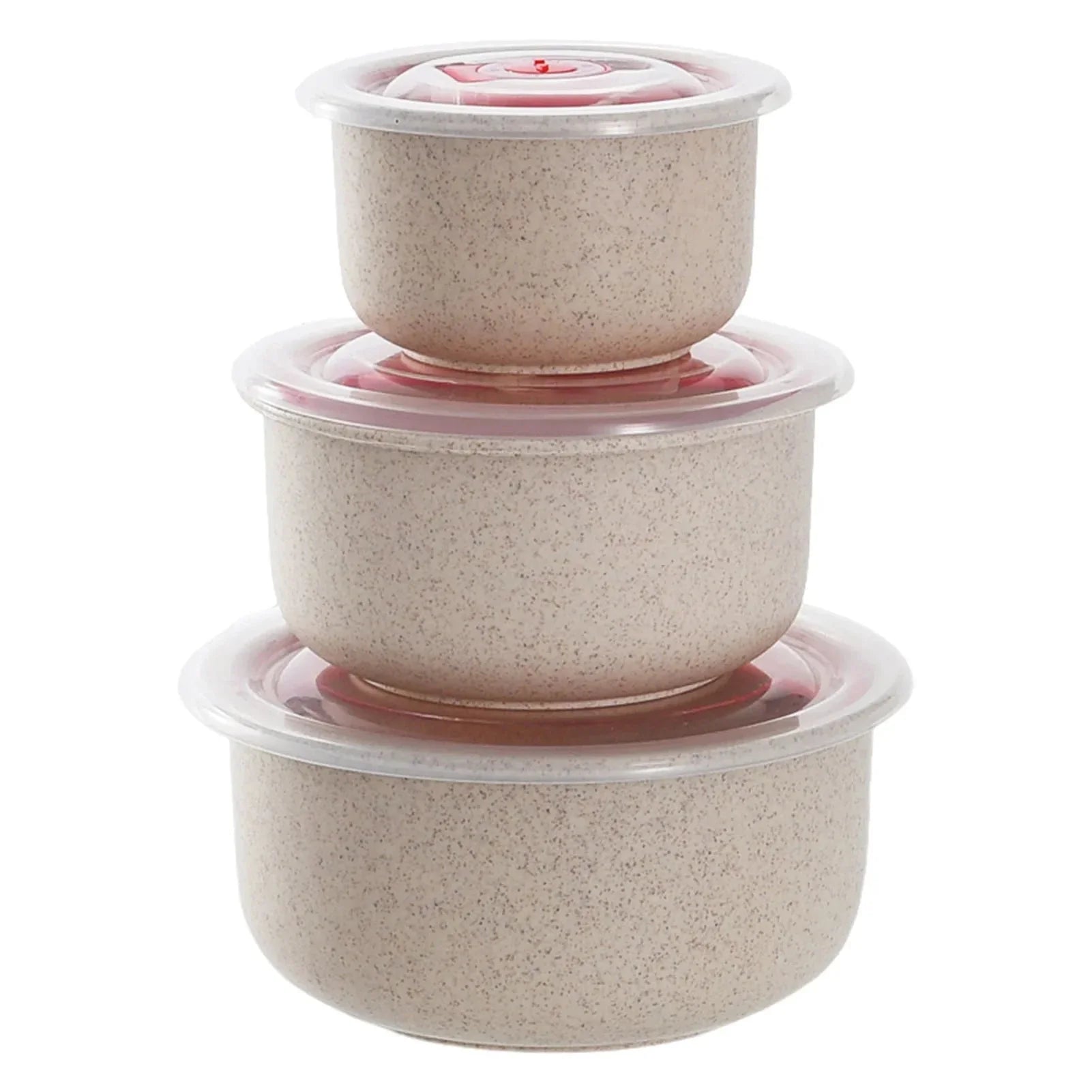 3PCS Bento Food Storage Containers – Microwaveable Meal Prep Box