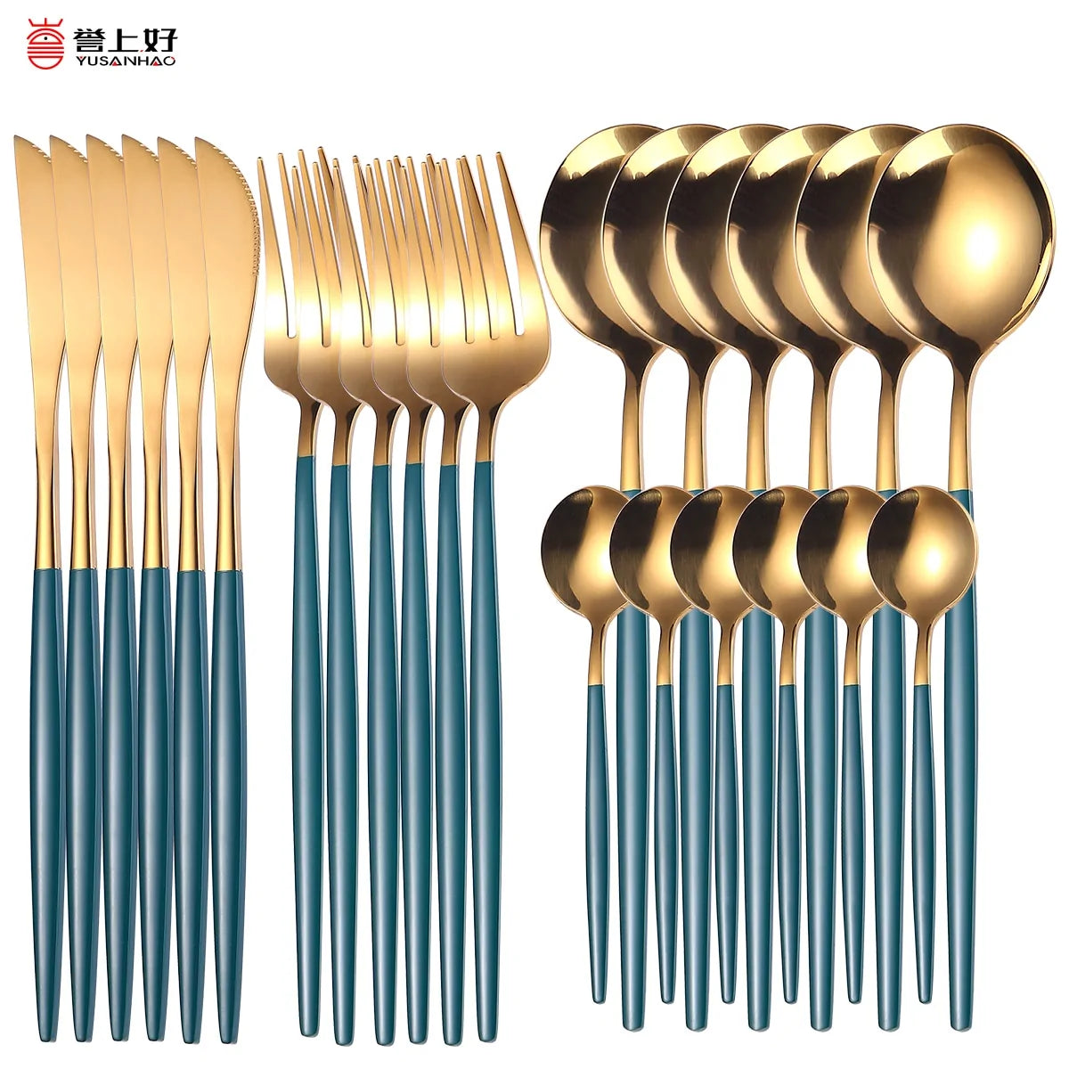 24 Pieces Luxury Cutlery Set And Box
