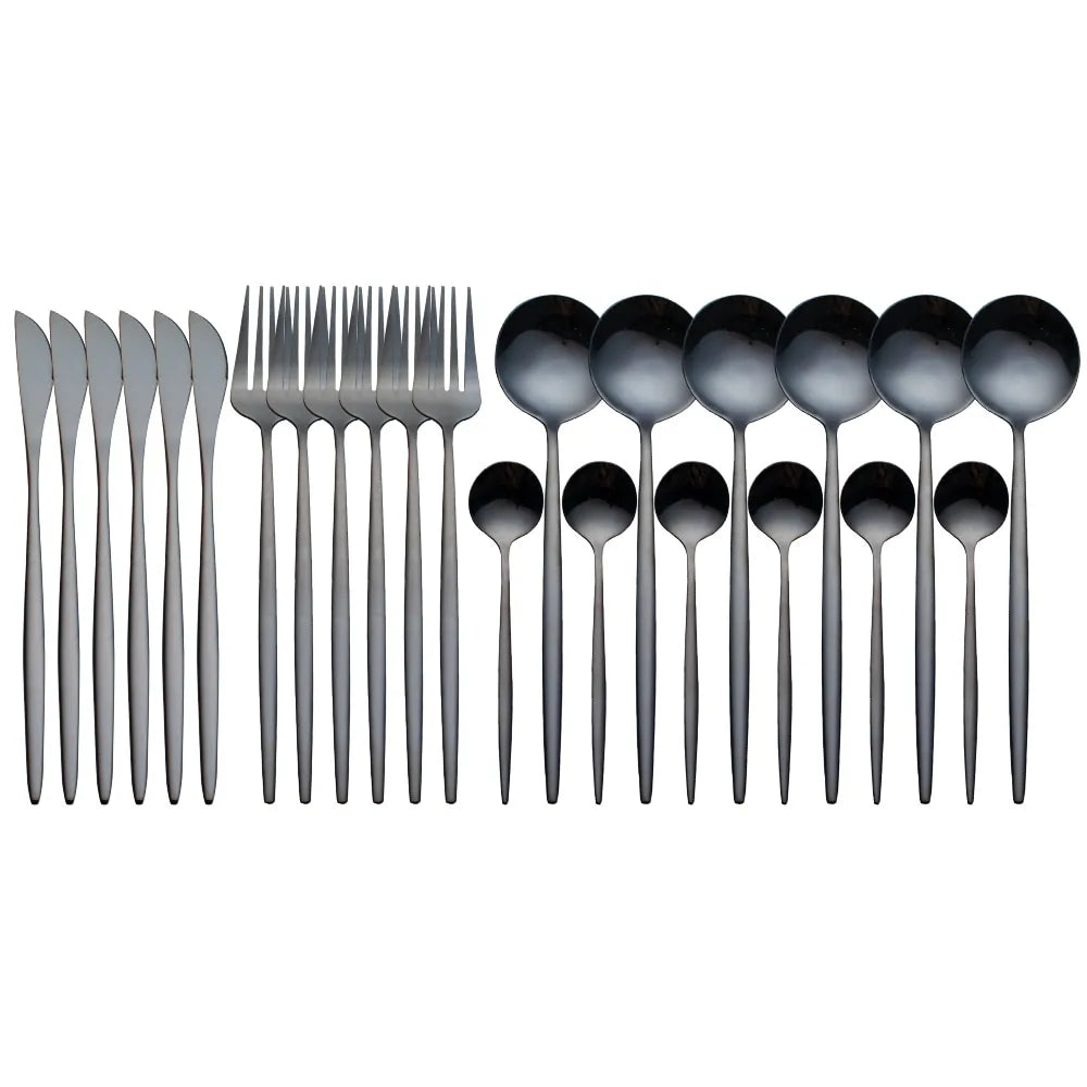 24 Pieces Luxury Cutlery Set And Box