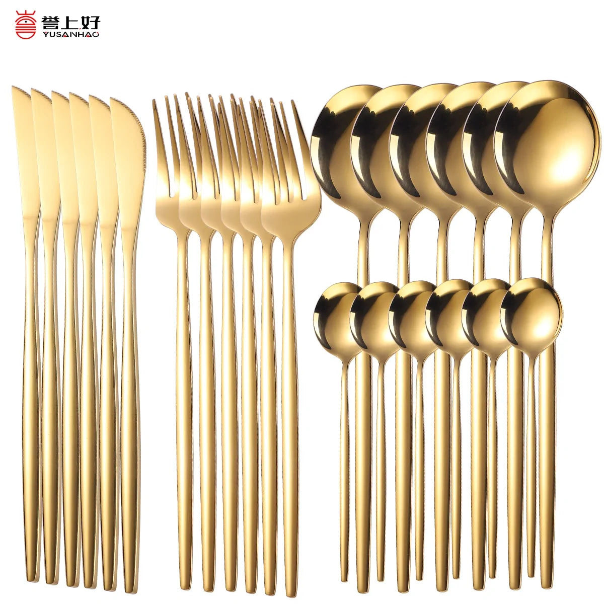 24 Pieces Luxury Cutlery Set And Box