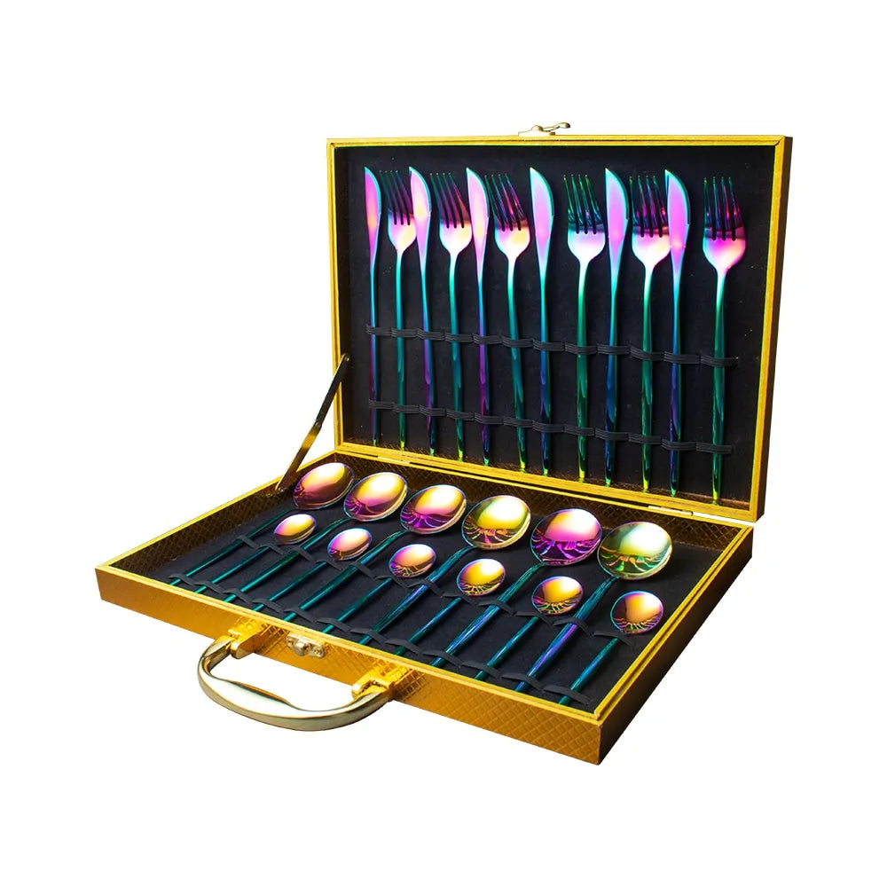 24 Pieces Luxury Cutlery Set And Box