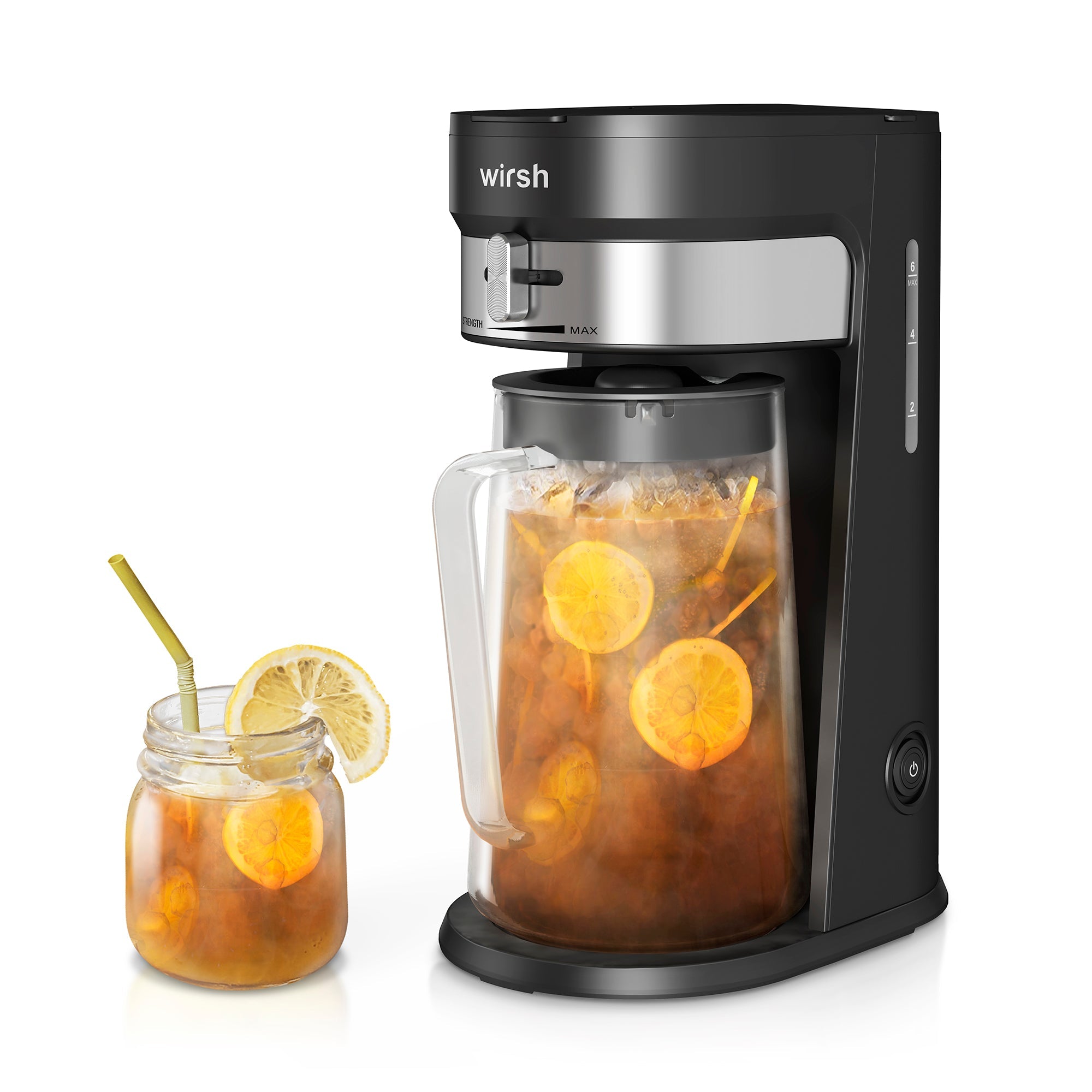 Iced Coffee Maker with 85oz Pitcher Strength Control Filter